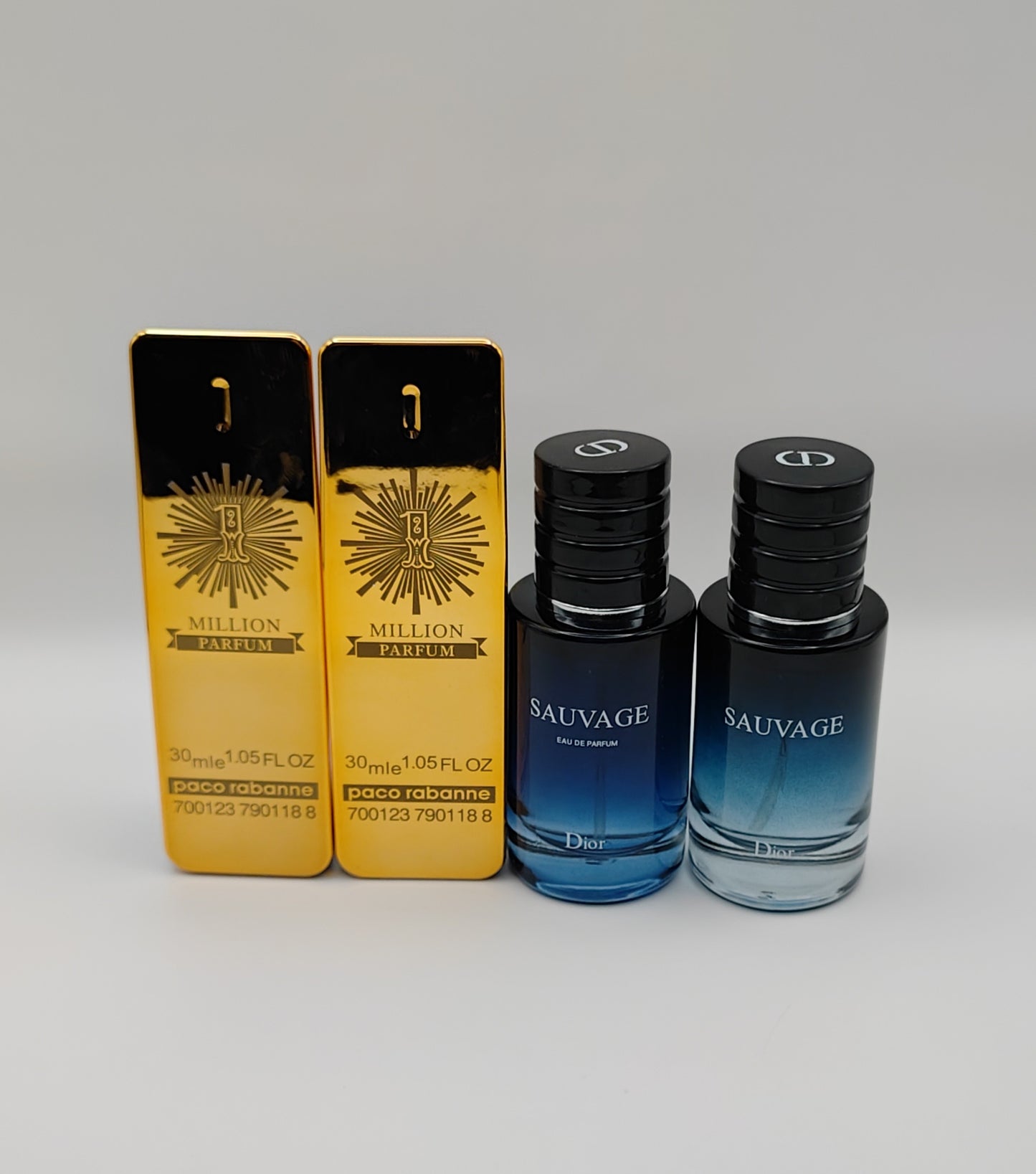 🔥 SET MINI #3 👉2 ONE MILLION PARFUM + SAUVAGE EAU DE PARFUM + SAUVAGE EAU DE TOILETTE 😮‍💨