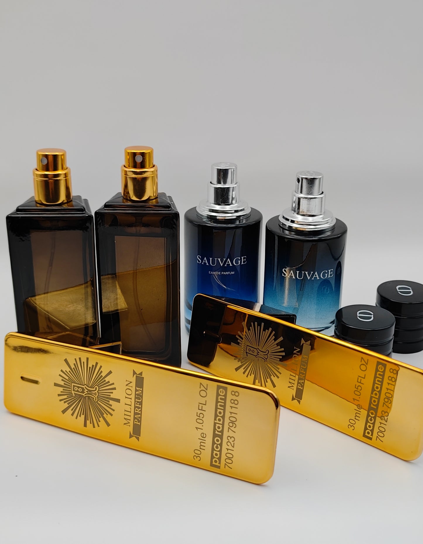 🔥 SET MINI #3 👉2 ONE MILLION PARFUM + SAUVAGE EAU DE PARFUM + SAUVAGE EAU DE TOILETTE 😮‍💨